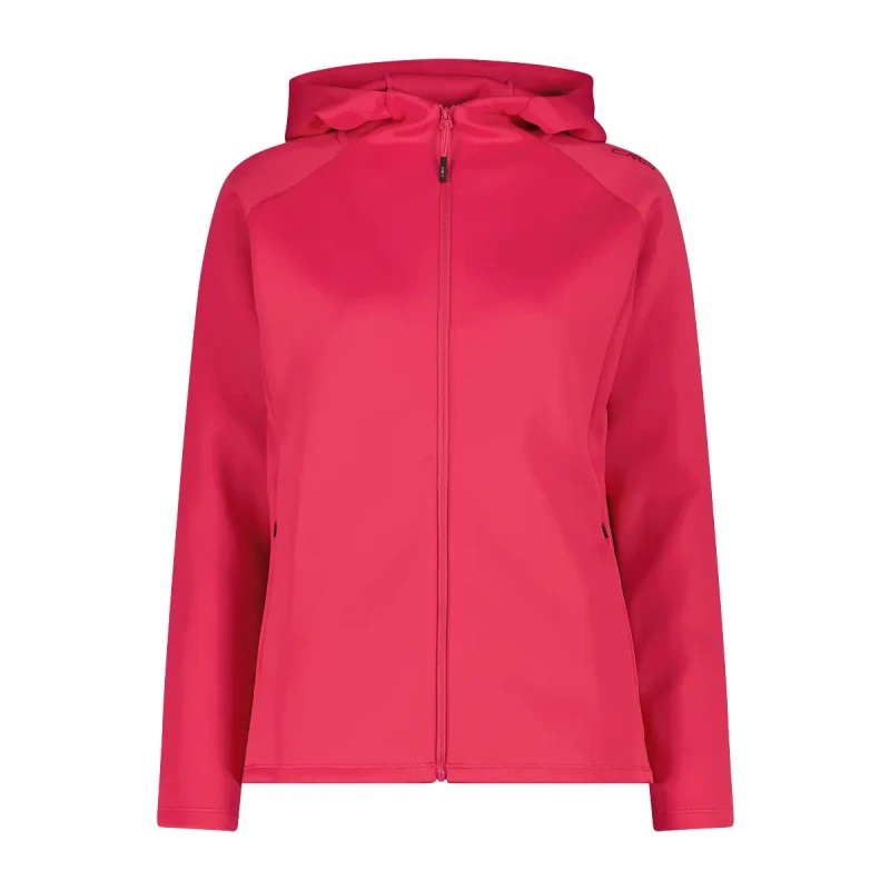 Image of CMP Womens 4-Way Stretch Full-Zip Hoodie CMP Rouge Female L