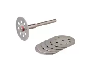 Image of Silverline 719813 Rotary Tool Diamond Vented Cutting Disc Set 22mm
