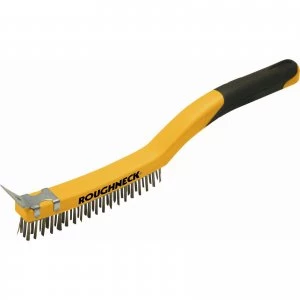 Image of Roughneck Brass Soft Grip Wire Brush