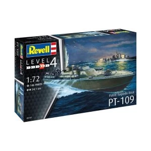 image of Patrol Torpedo Boat PT-109 1:72 Level 4 Revell Model Kit