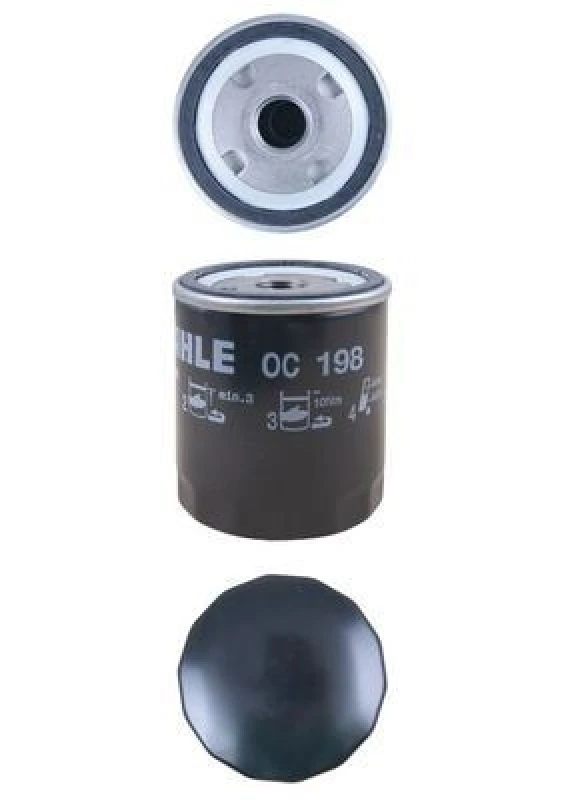 Image of MAHLE OC 198 Oil filter Spin-on Filter, with one anti-return valve Oil Filter (7)