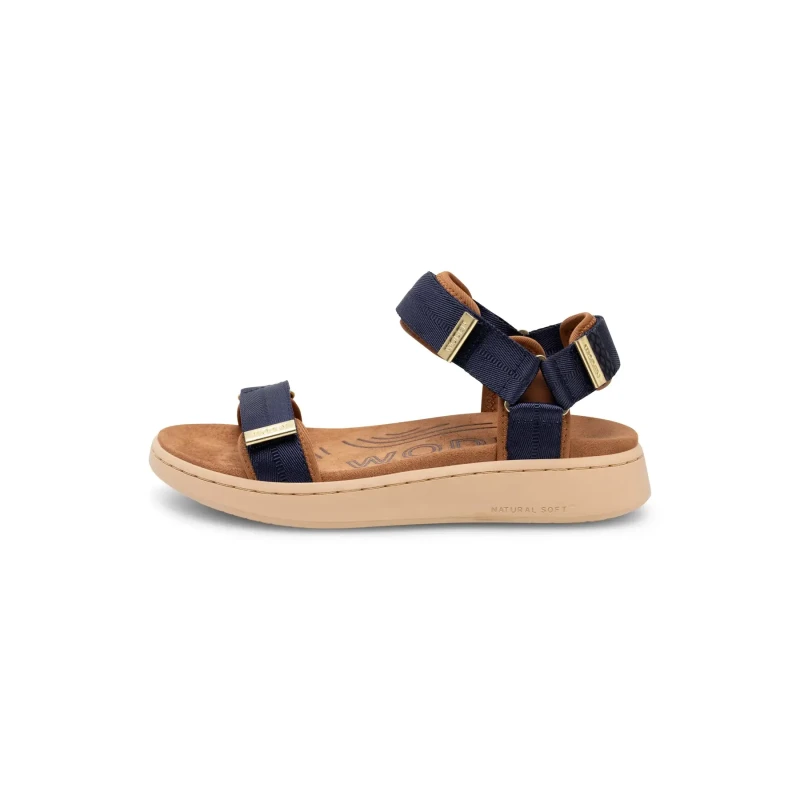 Image of Woden Womens sandals Woden Line Bleu Female 41