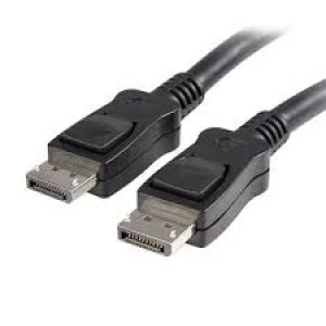 Image of StarTech 5m Long DisplayPort 1.2 Cable with Latches M/M %u2013 DisplayPort 4k