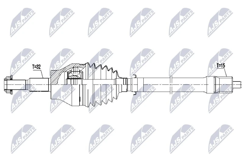 Image of NTY Drive shaft NTY NPW-CH-155