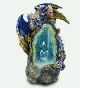 image of Dragon with Crystal Cave LED Backflow Incense Burner