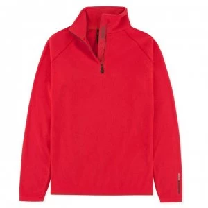 image of Musto Crew Half Zip Microfleece - True Red