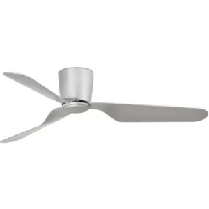 image of Faro Pemba Grey ceiling fan with DC motor 132cm 3 Blades