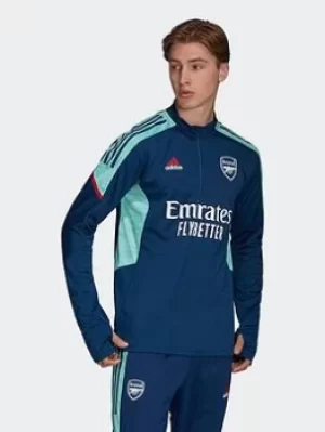 Image of adidas Arsenal Condivo Training Top, Blue Size M Men