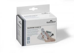 Image of Durable Telephone Cleaning Wipes 578502 (PK50)