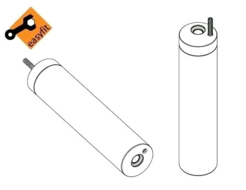 Image of NRF 33360 Receiver Drier EASY FIT, Aluminium, with seal ring, with gaskets/seals Aluminium Dryer,air conditioning (851)