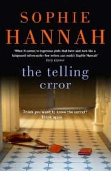 Image of The Telling Error by Sophie Hannah Book