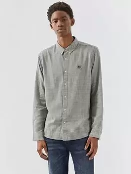 Pretty Green Micro Houndstooth Shirt, Multi, Size XL, Men