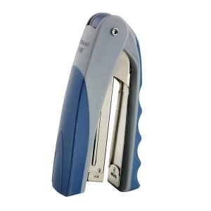 Rexel Centor Half Strip Stapler Silver/Blue