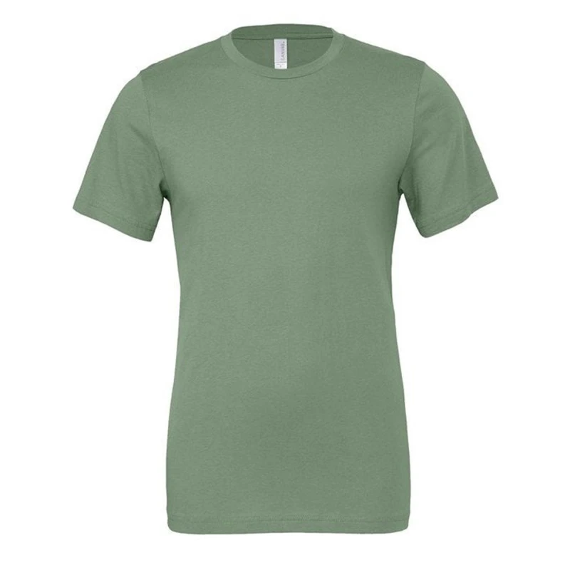 Image of Bella + Canvas Mens Jersey Crew Neck T-Shirt in Mid Grey Size: XS Mid Grey Male XS