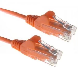 Image of Zexum Orange RJ45 Cat6 High Quality LSZH 24AWG Stranded Snagless UTP Ethernet Network LAN Patch Cable - 0.3 Meter