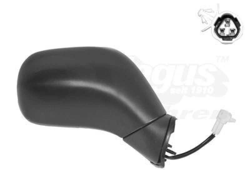 Image of VAN WEZEL Wing mirror VAN WEZEL 3701806