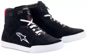 Image of Alpinestars Chrome Motorcycle Shoes, black-white-red, Size 42 43, black-white-red, Size 42 43