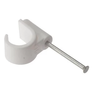 Image of ForgeFix Pipe Clip with Masonry Nail 11mm Box 100