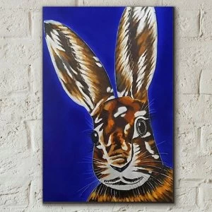 Image of Tile 8x12 Hare Raising By S Fenner Wall Art