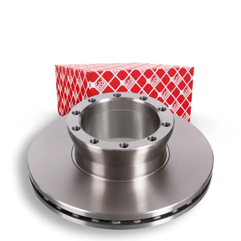 Image of FEBI BILSTEIN 07333 Brake disc Front Axle, internally vented, Coated Brake Disc (82)
