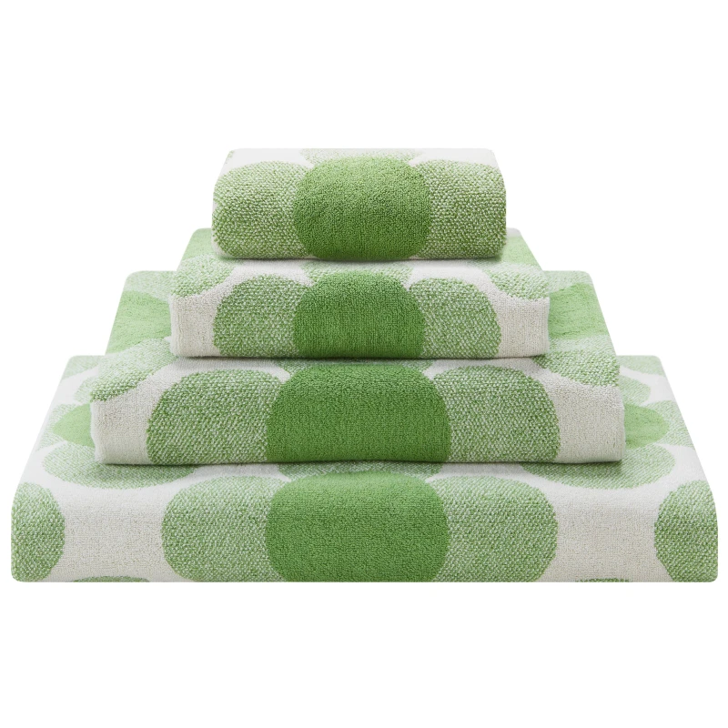 Image of Orla Kiely Retro Flower Towel Clover
