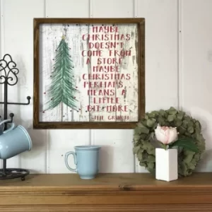 Image of KZM372 Brown White Black Red Green Decorative Framed MDF Painting