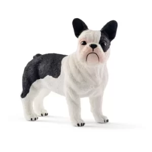 image of SCHLEICH Farm World French Bulldog Dog Toy Figure, 3 to 8 Years (13877)