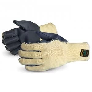 Image of Superior Glove Cool Grip Heat Resistant String Knit Glove Blue M Ref