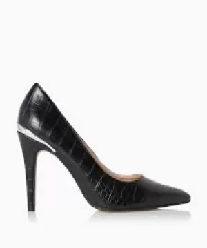 Image of Head Over Heels by Dune Black 'Azirah' Pointed Toe Court Shoes - 3