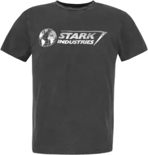 image of Iron Man Stark Industries T-Shirt black