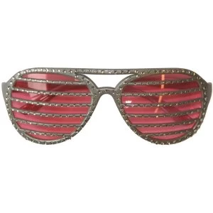 Image of Party Glasses Diamond Lamella (Silver)