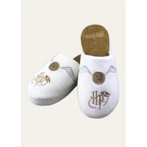Image of Harry Potter Golden Snitch Adult Mule Slippers UK Size 5-7