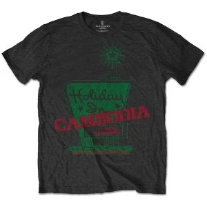 Image of Dead Kennedys - Holiday in Cambodia Unisex Small T-Shirt - Grey