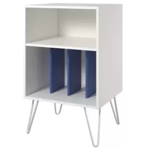 image of Solstice Anthe Turntable Stand - White/Blue