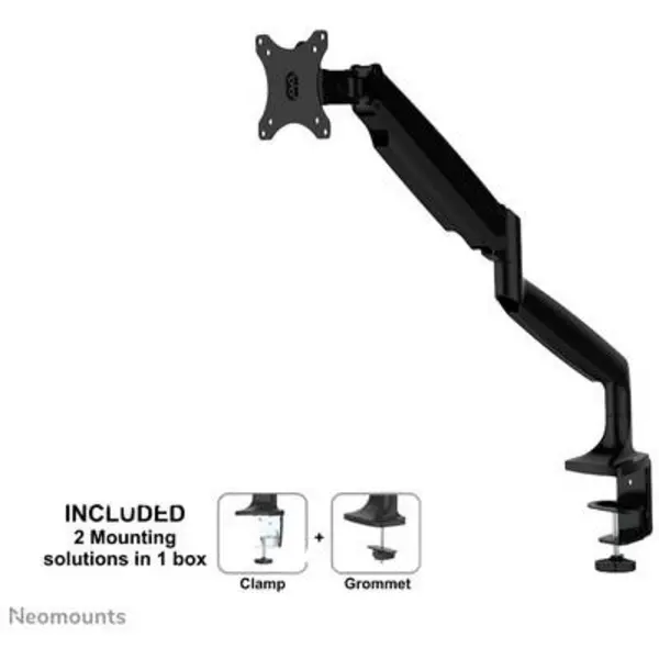 image of Neomounts Neomounts NM-D750BLACK 1x Monitor desk mount 25,4cm (10) - 81,3cm (32) Black Tiltable, Swivelling NM-D750BLACK