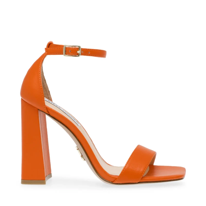 Image of Steve Madden Womens heeled sandals Steve Madden Airy Orange Female 38
