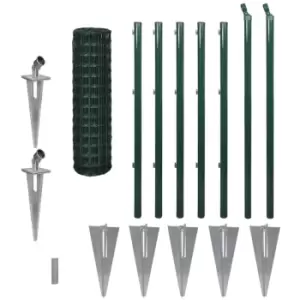 Image of Vidaxl - Euro Fence Steel 10x1 m Green Green