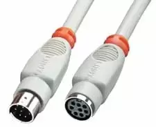 Image of Lindy Apple Mac Serial Port Extension Cable, 2m printer cable Grey