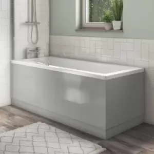 Image of 1700mm Grey Gloss Bath Front Panel - Ashford