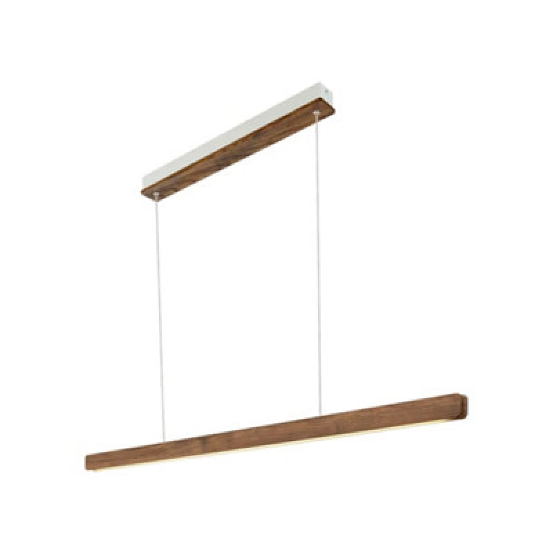 Image of Nordlux Ilgas Indoor Pendant Light Brown Wood Intergrated LED 30,000Hrs - Mains Powered, Ip20