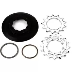 Image of Brompton Sprocket and Disc Set: 13/16 Teeth, 3/32 Inch Wide Ratio 6 Speed - Grey