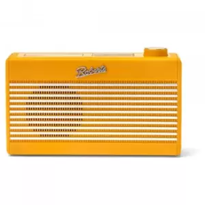 image of RAMBLERBTMSY Retro FM/DAB/DAB+ Bluetooth Radio - Sunburst Yellow