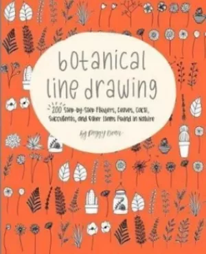 Image of Botanical line drawing by Peggy Dean