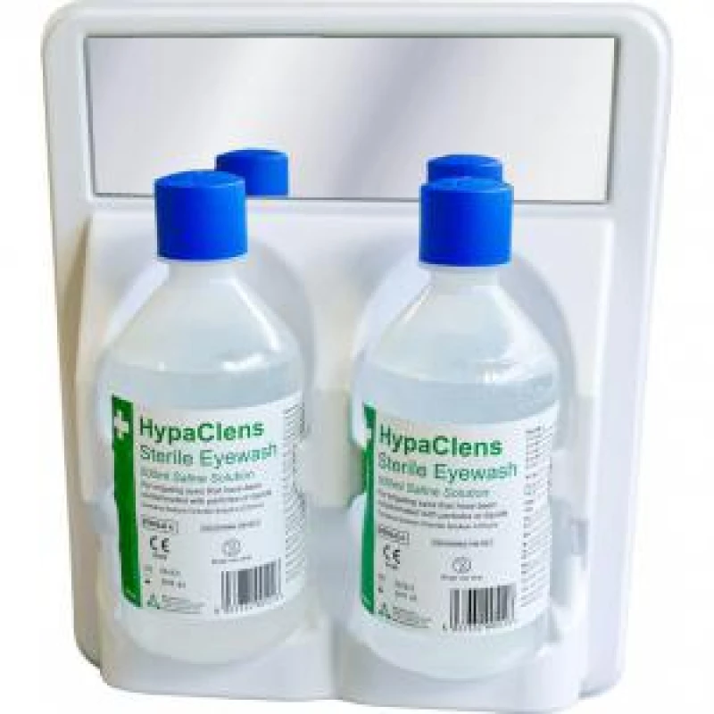 Image of HypaClens Eyewash Station With 2 x HypaClens Eyewash Bottles 500ml - EXR63055FA