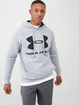 Image of Urban Armor Gear Rival Fleece Logo Overhead Hoodie - Steel