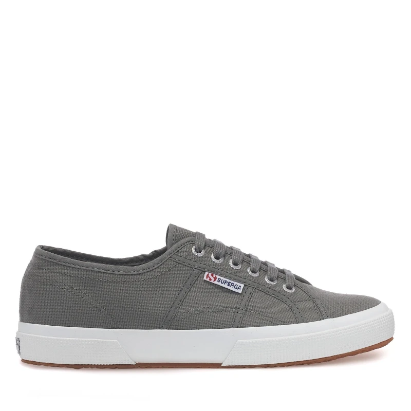 Image of Superga Womens 2750 Cotu Classic Lace Up Canvas Shoes Trainers - UK 6 Grey female GDE2631GSA6