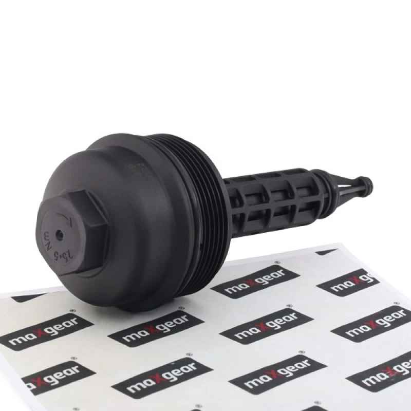 Image of MAXGEAR 27-1679 Cover, oil filter housing with seal ring Cover,oil filter housing (3323)