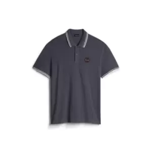 Image of Napapijri E-Macas Polo Shirt - Blue