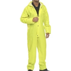 Image of Super B Dri Weatherproof Coveralls 2XL Yellow Ref SBDCSYXXL Up to 3