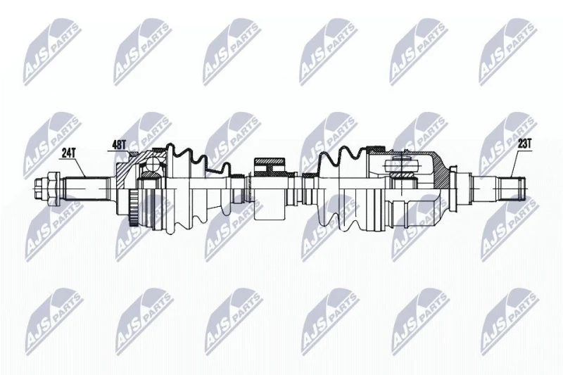 Image of NTY Drive shaft NTY NPW-TY-179